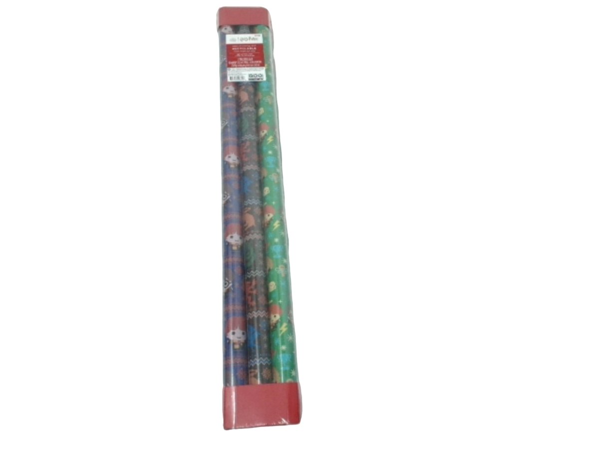 Harry Potter Christmas Gift Wrap Rolls - Holiday Wrapping Paper - Brantford Surplus