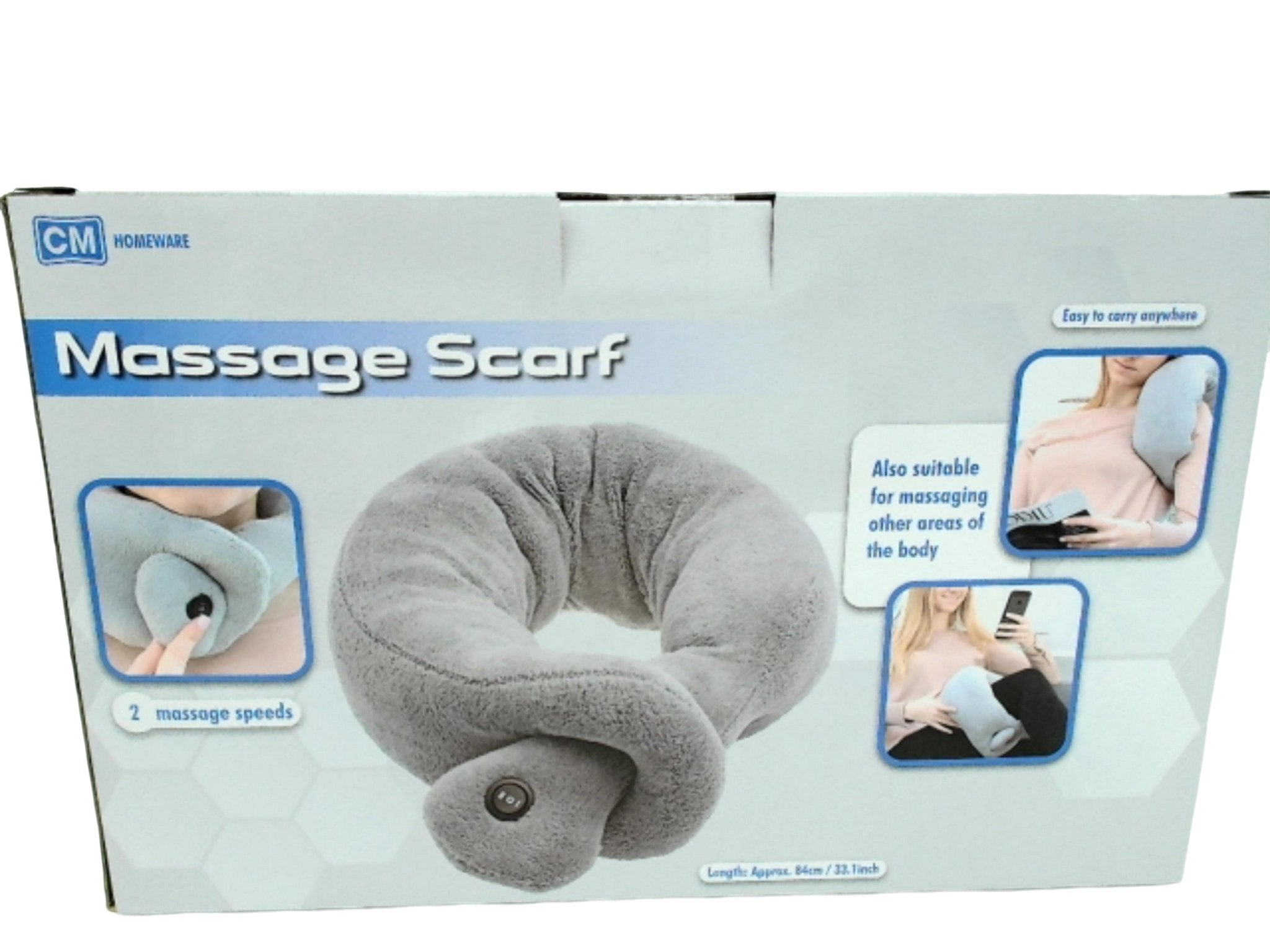 Heated Neck Massager Scarf - 2 - Speed Electric Therapy - Brantford Surplus