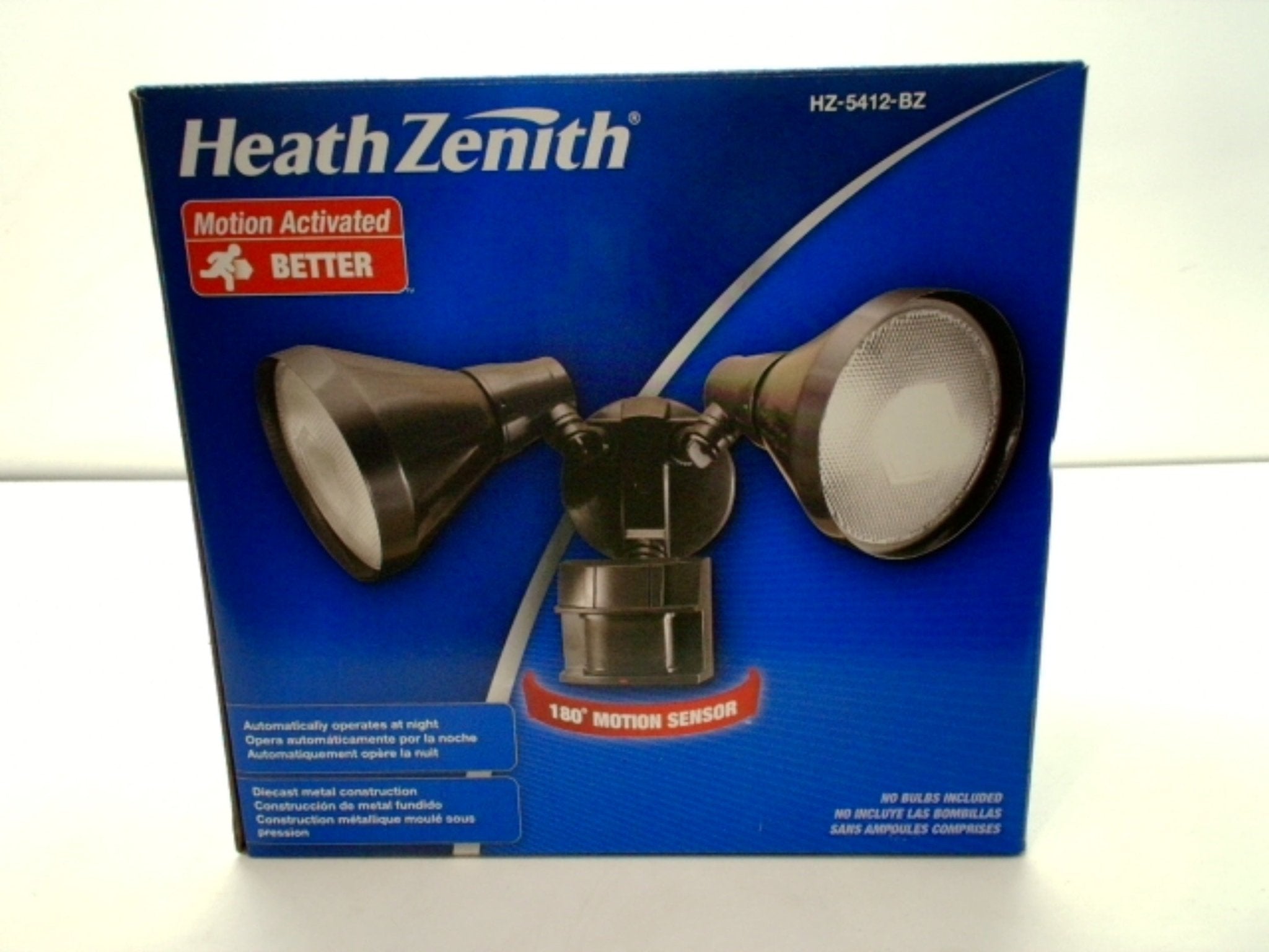Heath Zenith Motion Sensor Outdoor Security Light - Dual Head - Brantford Surplus