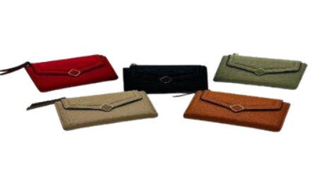 High Quality PU Women's Wallet with Secure Closure - Brantford Surplus
