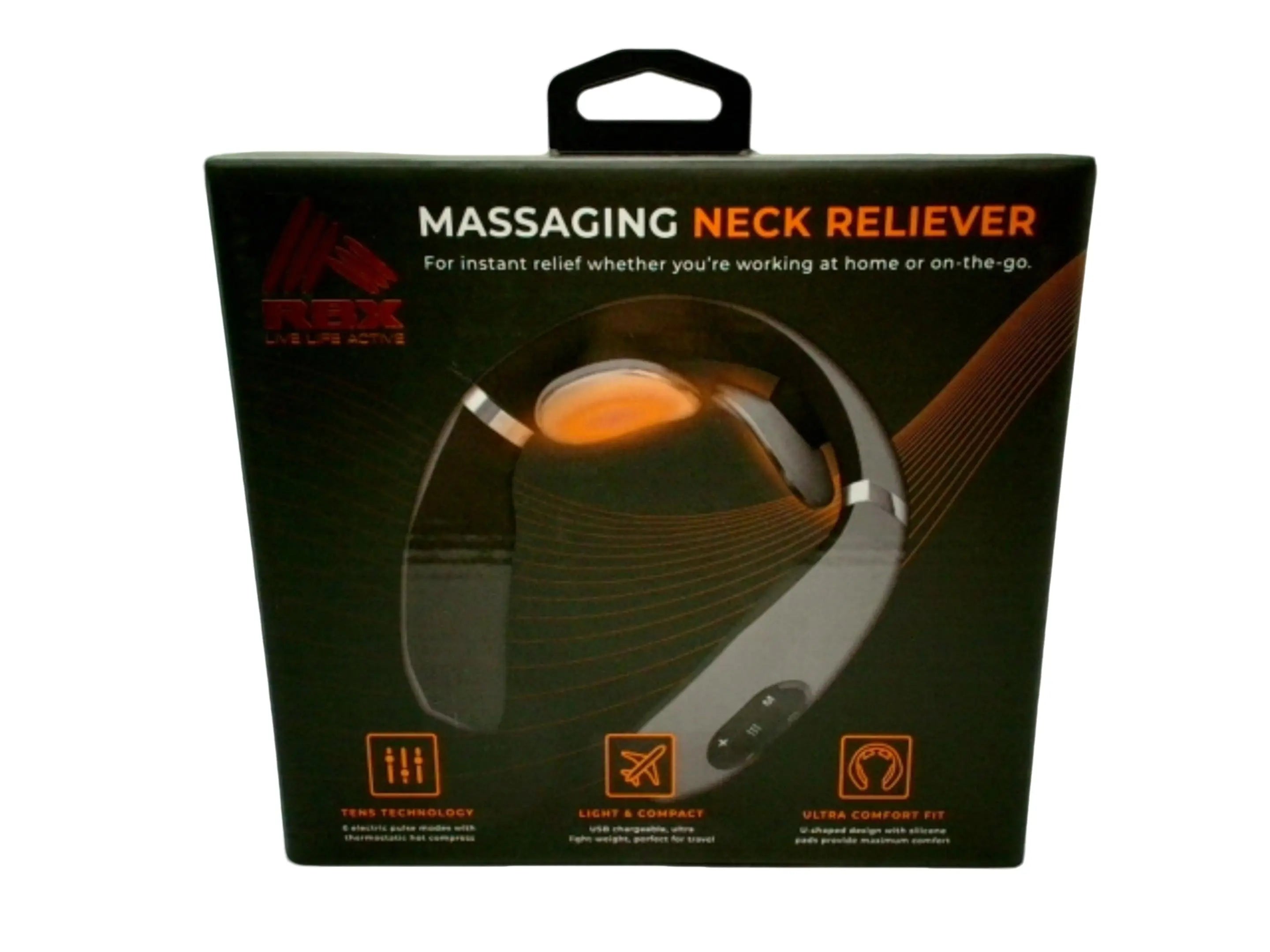 Massaging Neck Reliever 6 Pulse Modes W/hot Compress KWDC