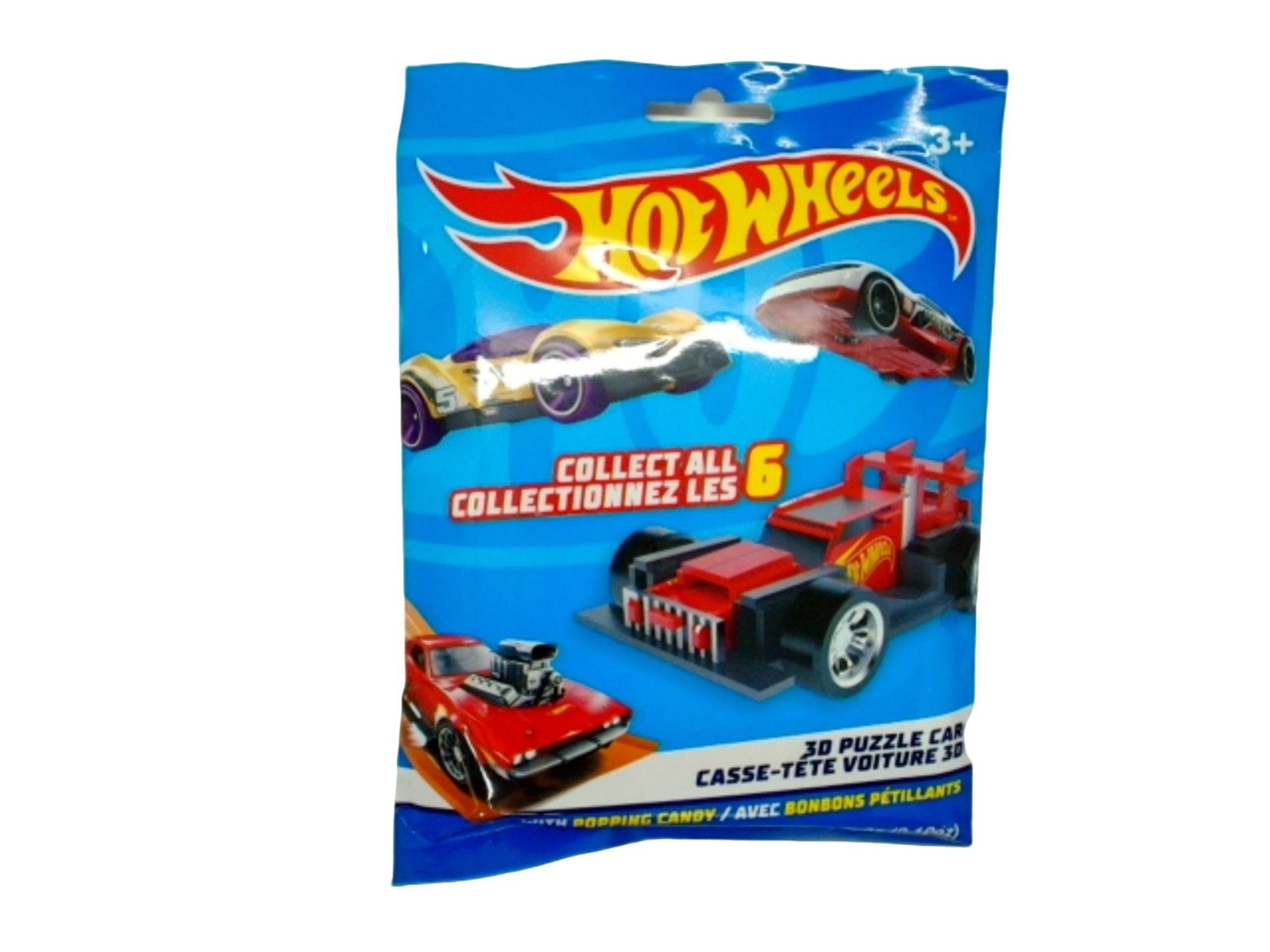 Hot Wheels 3d Puzzle Car W/popping Candy 3g. - Brantford Surplus
