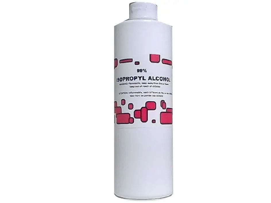 Isopropyl Alcohol 99% 500mL Cleans Smokeware Need Labels (Keep Behind Glass) - Brantford Surplus