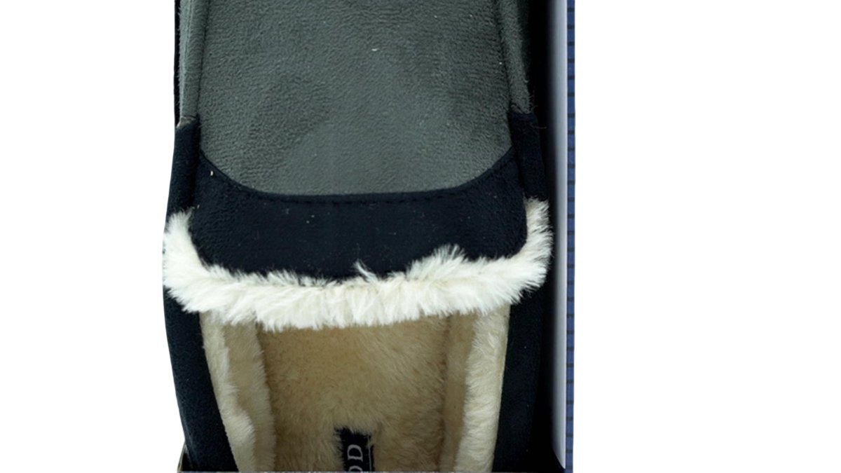 Izod Men's Memory Foam Slippers - XL Grey Indoor Outdoor - Brantford Surplus