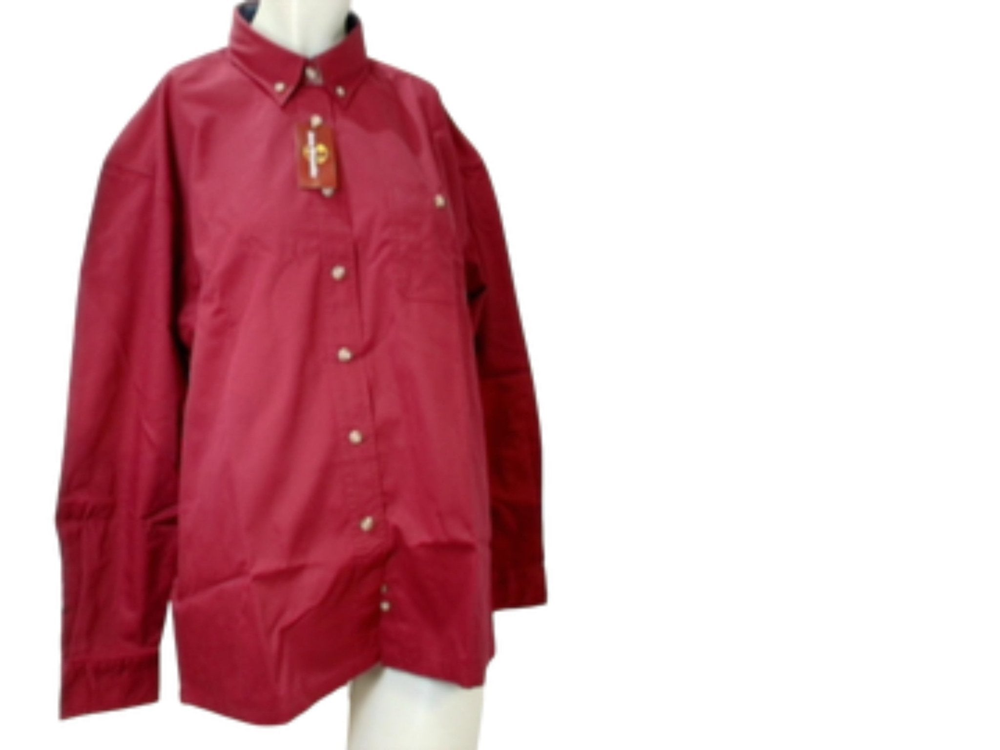 Jason Alexander 5XL Russet Long Sleeve Shirt for Men - Brantford Surplus