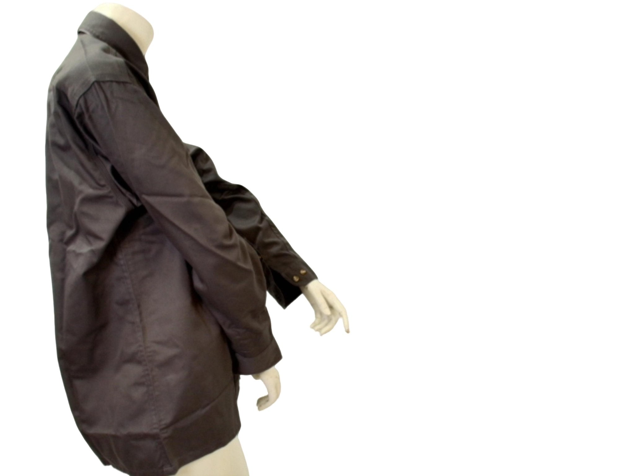 Jason Alexander Men's Charcoal Long Sleeve Shirt - Medium - Brantford Surplus