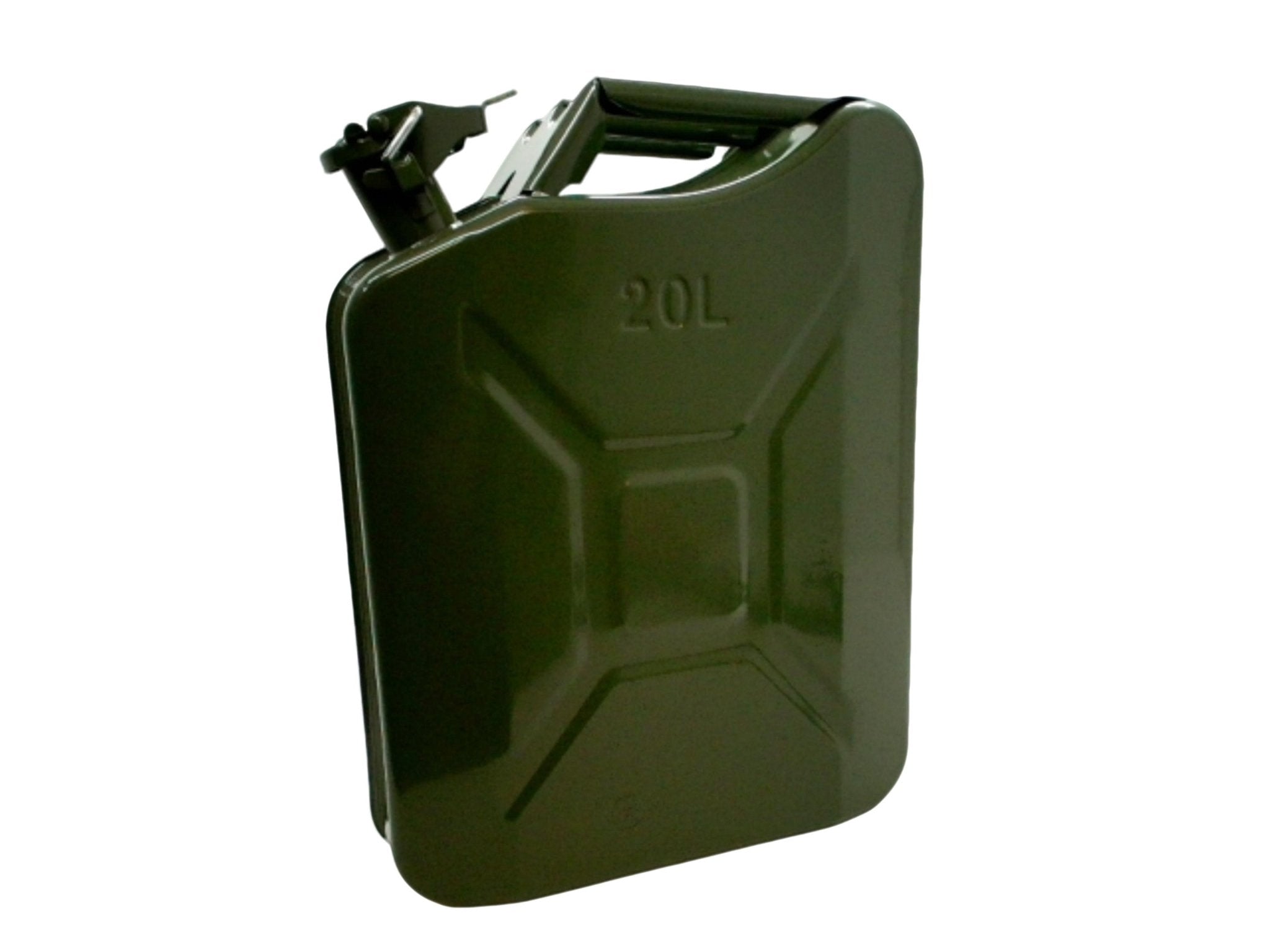 Jerry Can 20L Green Metal - Brantford Surplus