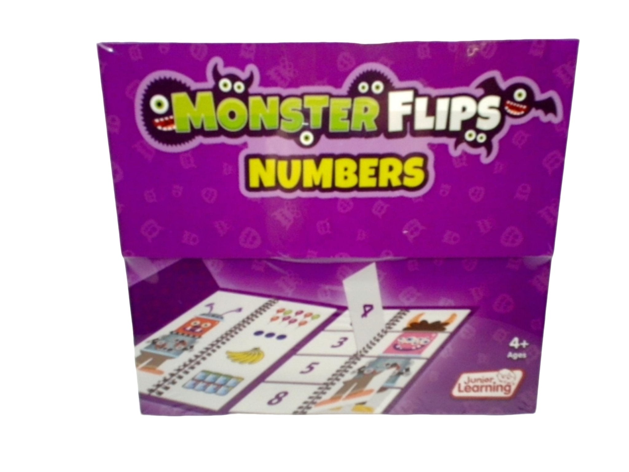Junior Learning Monster Flips Numbers Book - Brantford Surplus