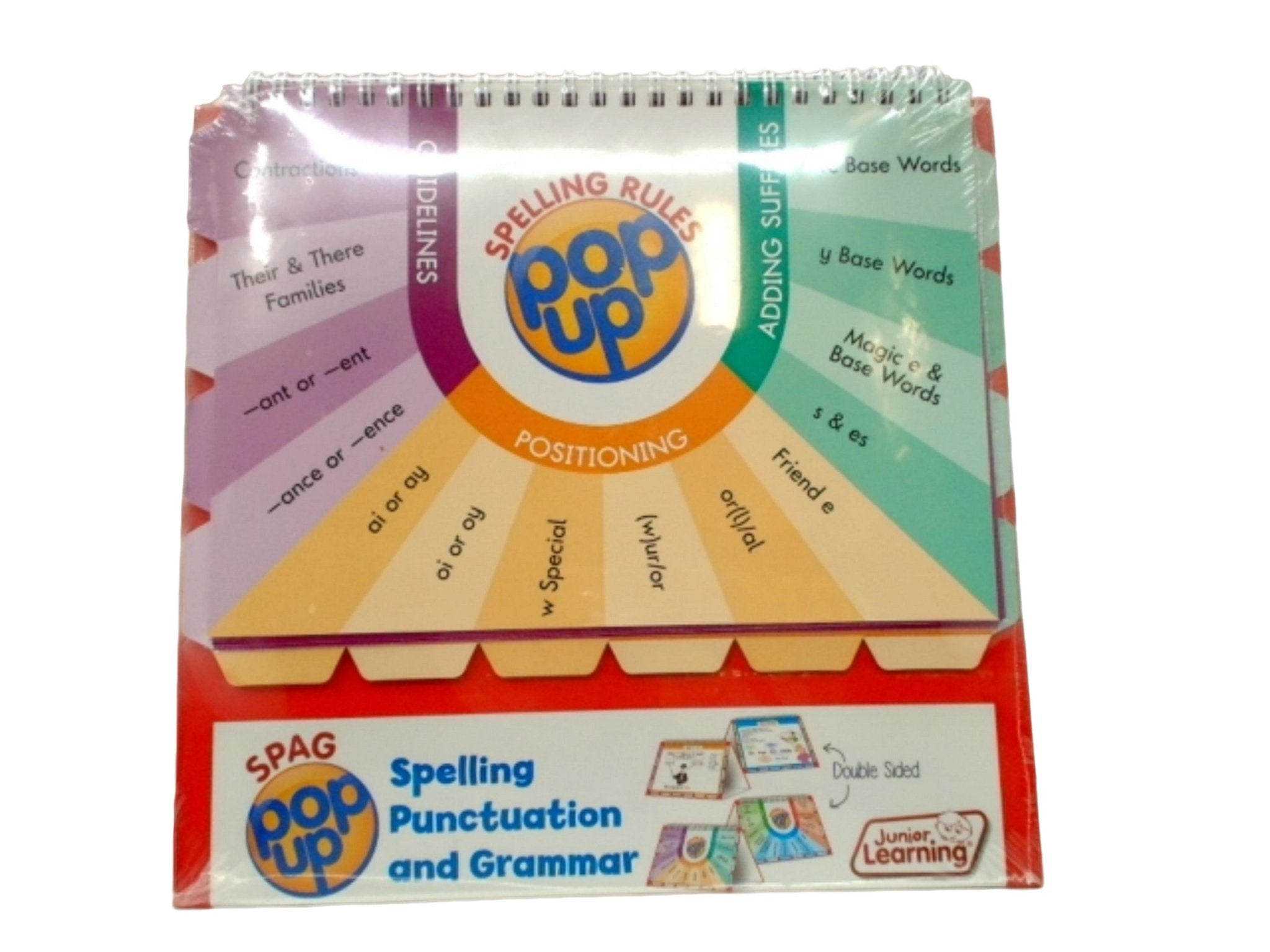 Junior Learning Spelling Rules Book - Pop Up SPaG Guide - Brantford Surplus