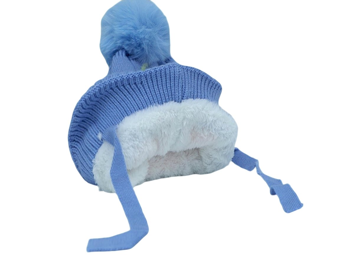 Kids Dinosaur Fur Lined Winter Hat – Assorted Colors - Brantford Surplus