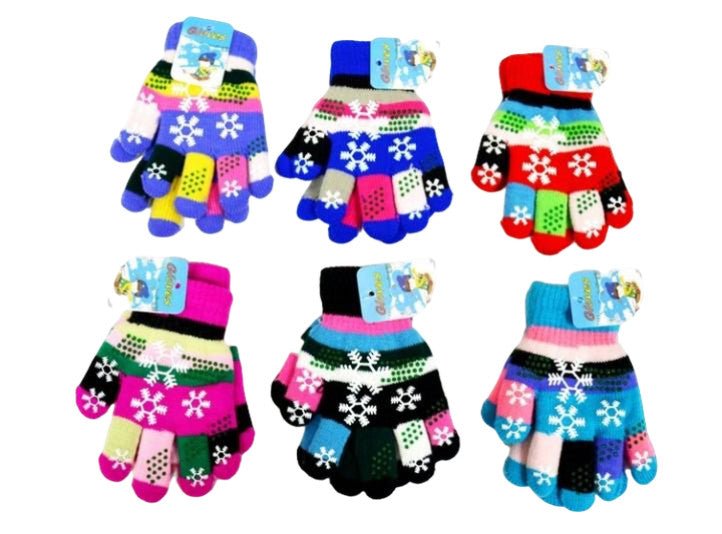 Kids Gloves 2 - 3 Years Asst Snow Designs - Brantford Surplus