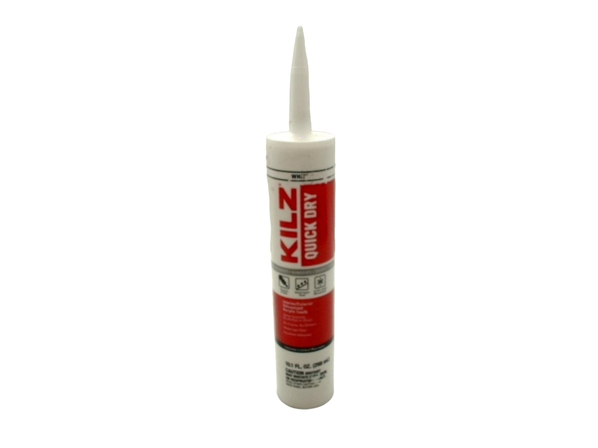 Kilz Quick Dry White Acrylic Caulk 298mL Silicone Sealant - Brantford Surplus