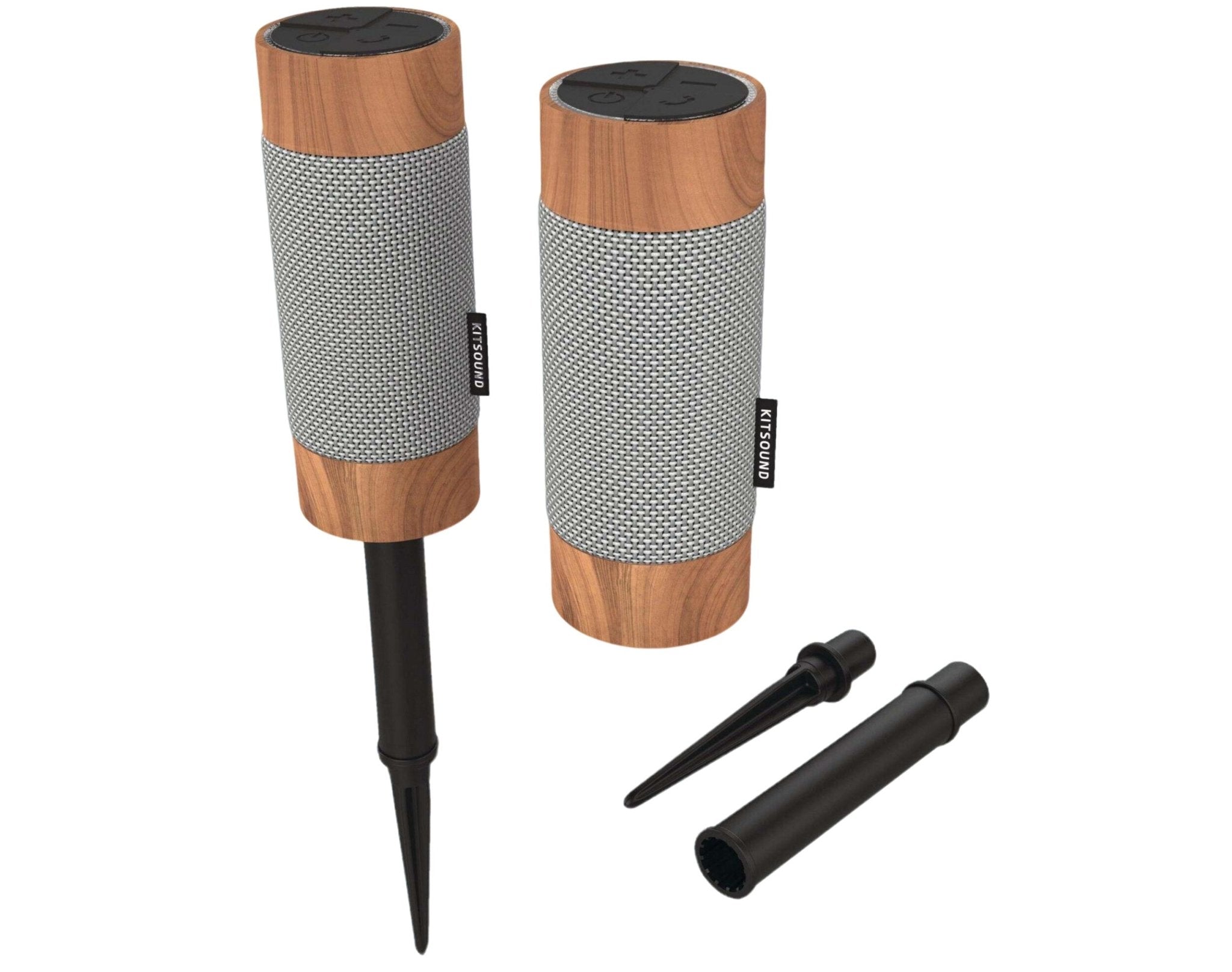 Kitsound Diggit2 Bluetooth Outdoor Speakers Twin Pack - Brantford Surplus