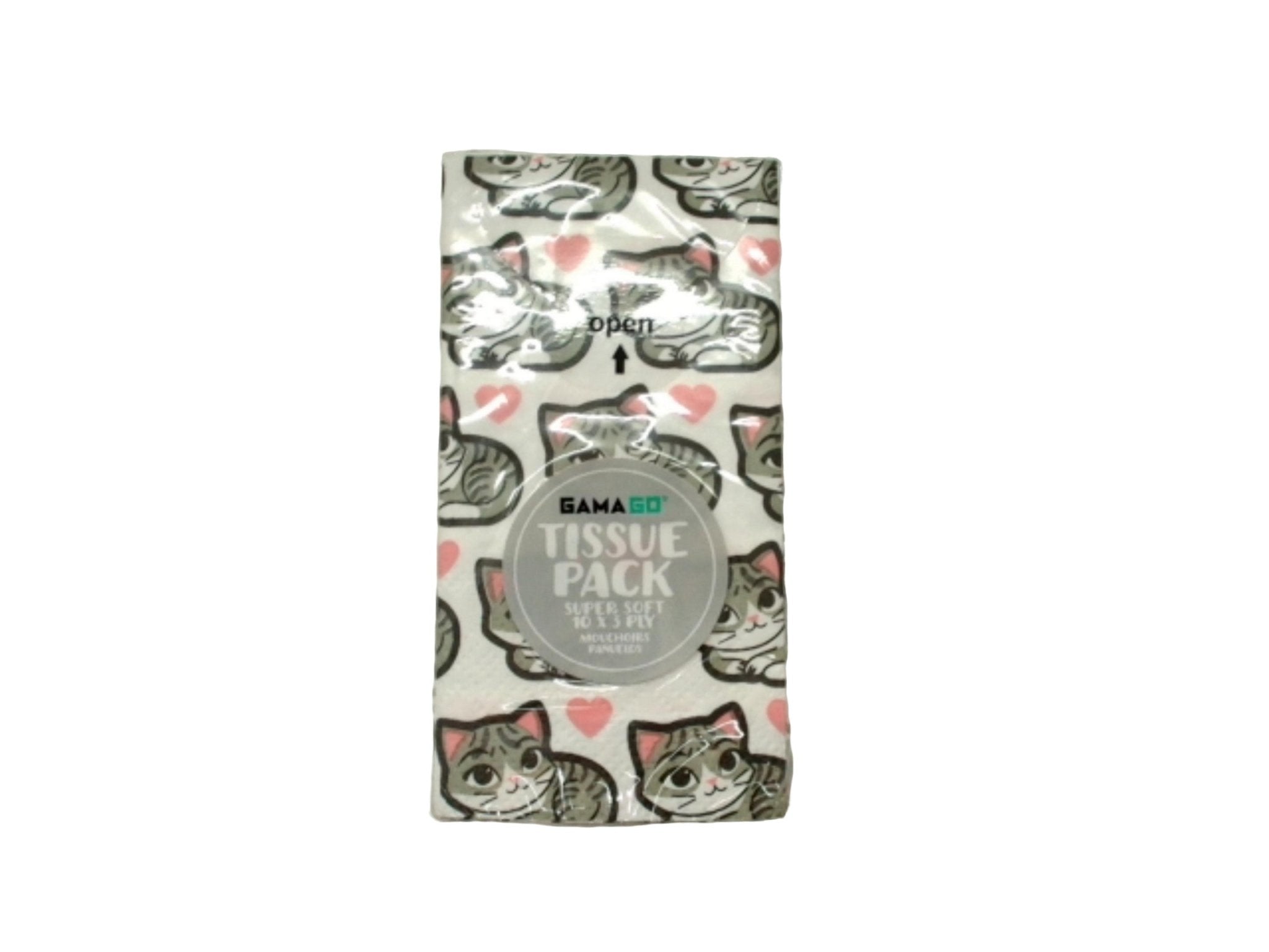 Kittens 3 Ply Super Soft Facial Tissues - 10 Pack - Brantford Surplus