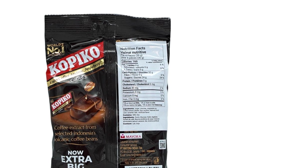 Kopiko Coffee Candy Original 175g - Rich Coffee Flavor - Brantford Surplus