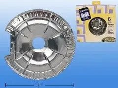 Large Burner Foil Liners - 6 Pack - Brantford Surplus