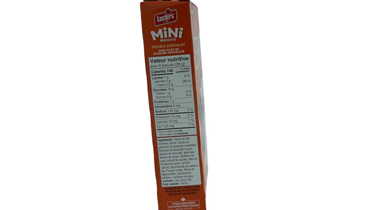 Leclerc Double Chocolate Mini Cookies 200g - Celebration - Brantford Surplus