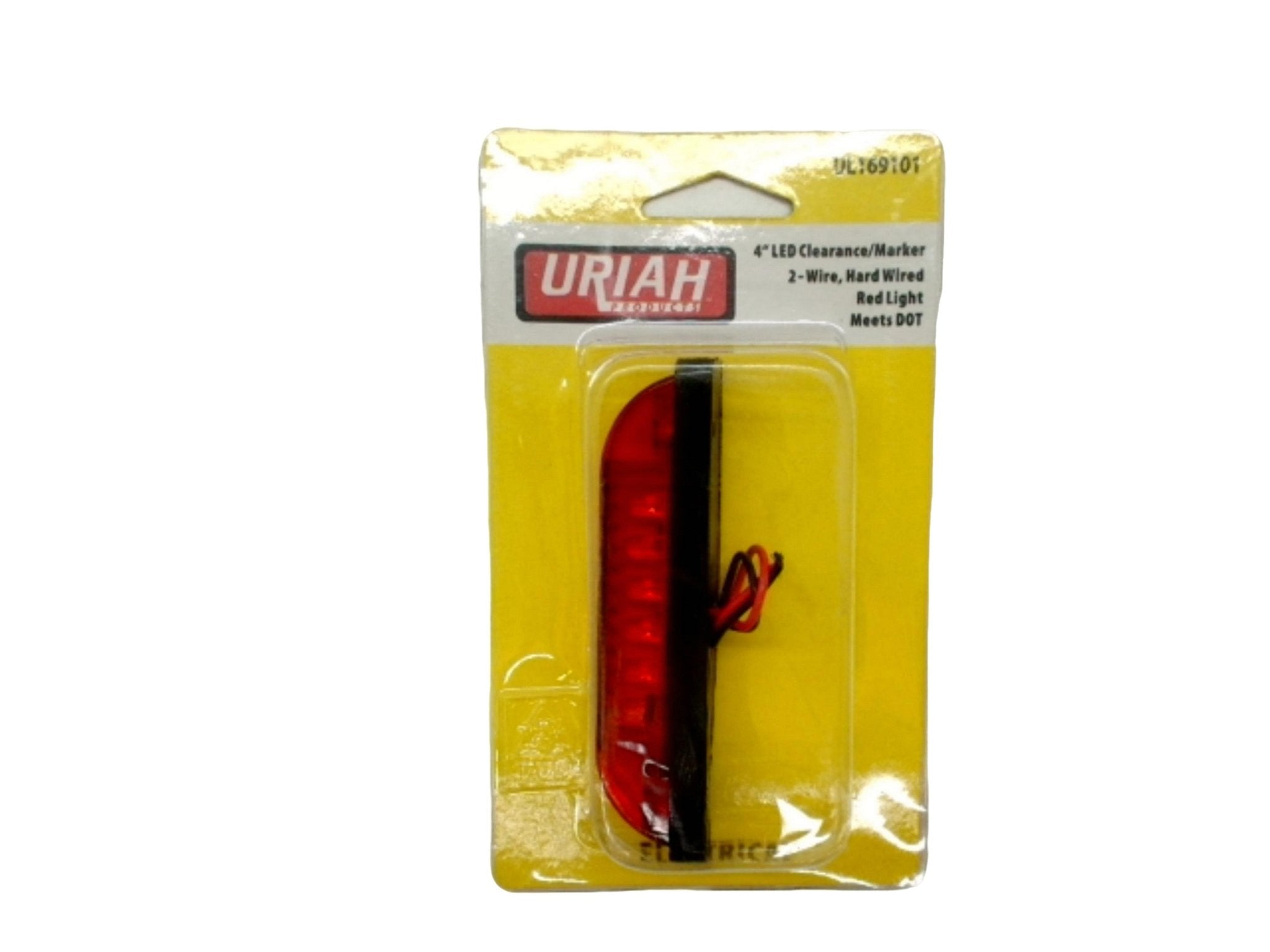 LED Marker Light Red 4" 2 - Wire - Uriah Brand - Brantford Surplus