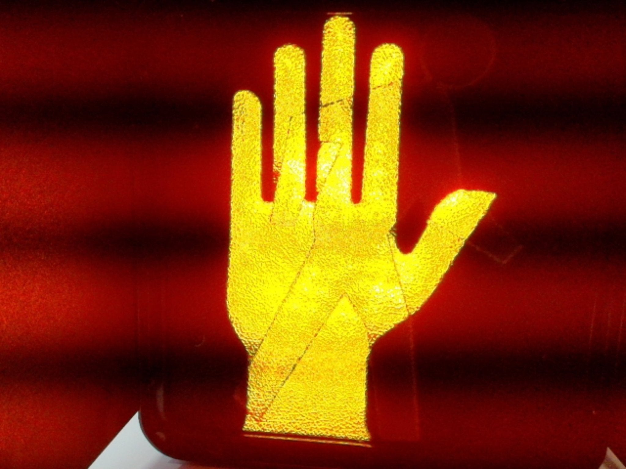 LED Traffic Signal Display Sign - Walk/Don't Walk - Brantford Surplus