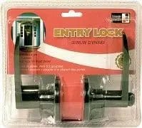 lever entry pewter door lock - Brantford Surplus