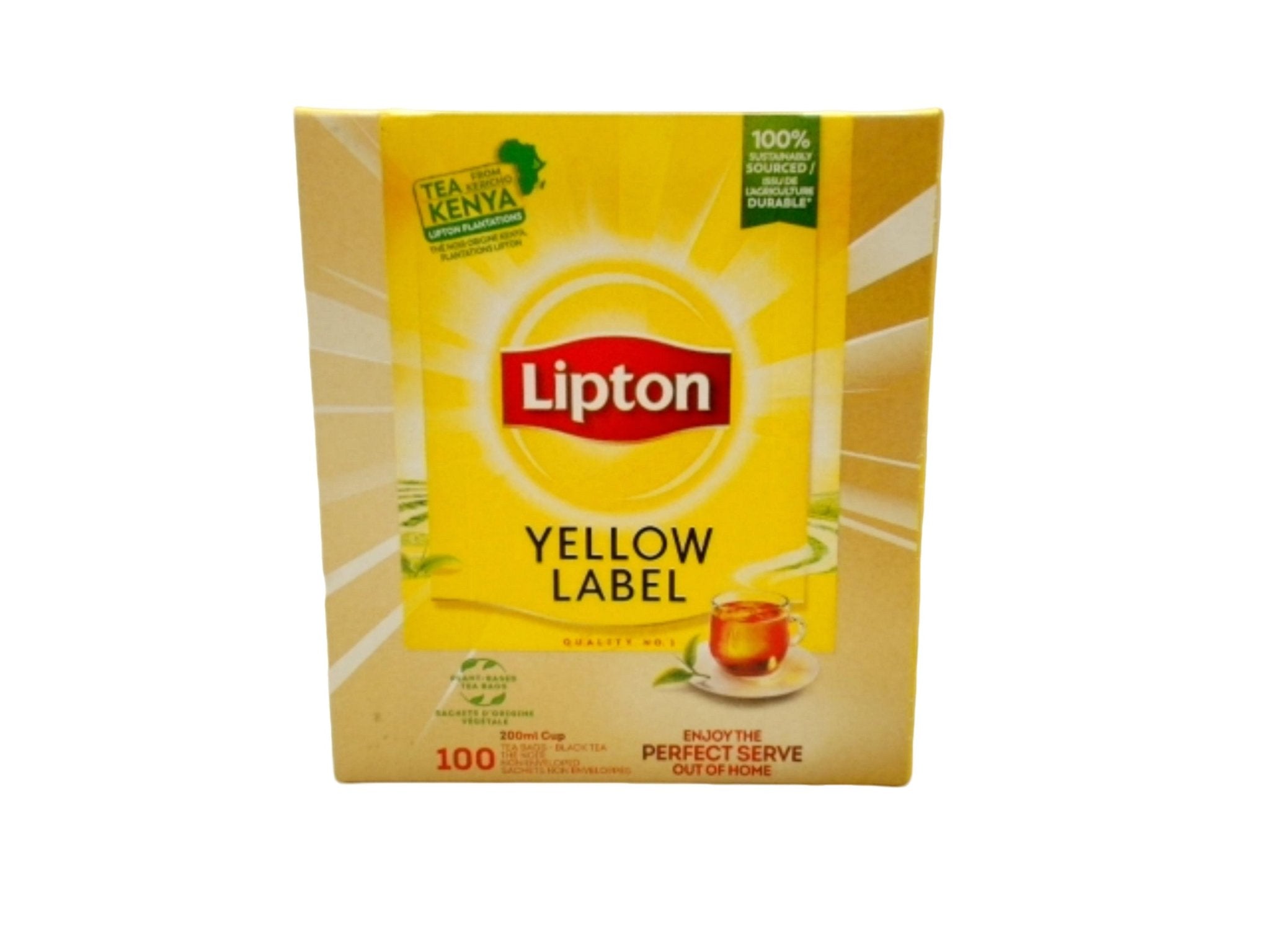 Lipton Yellow Label Black Tea - 100 Count Bags - Brantford Surplus