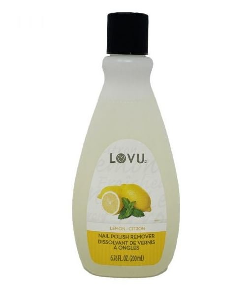 LOVU Lemon Nail Polish Remover 200ML – Fast & Gentle - Brantford Surplus