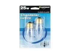 Luminus 25w Chand Med Base . clr 12x2 - Brantford Surplus