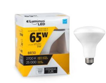 Luminus BR30 LED Bulb 11W 2700K Warm White - Brantford Surplus