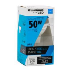 Luminus MR16 LED Bulb 7W 5000K Daylight - Brantford Surplus