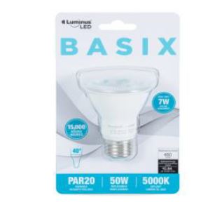 Luminus PAR20 LED Bulb 7W 5000K Daylight - Brantford Surplus