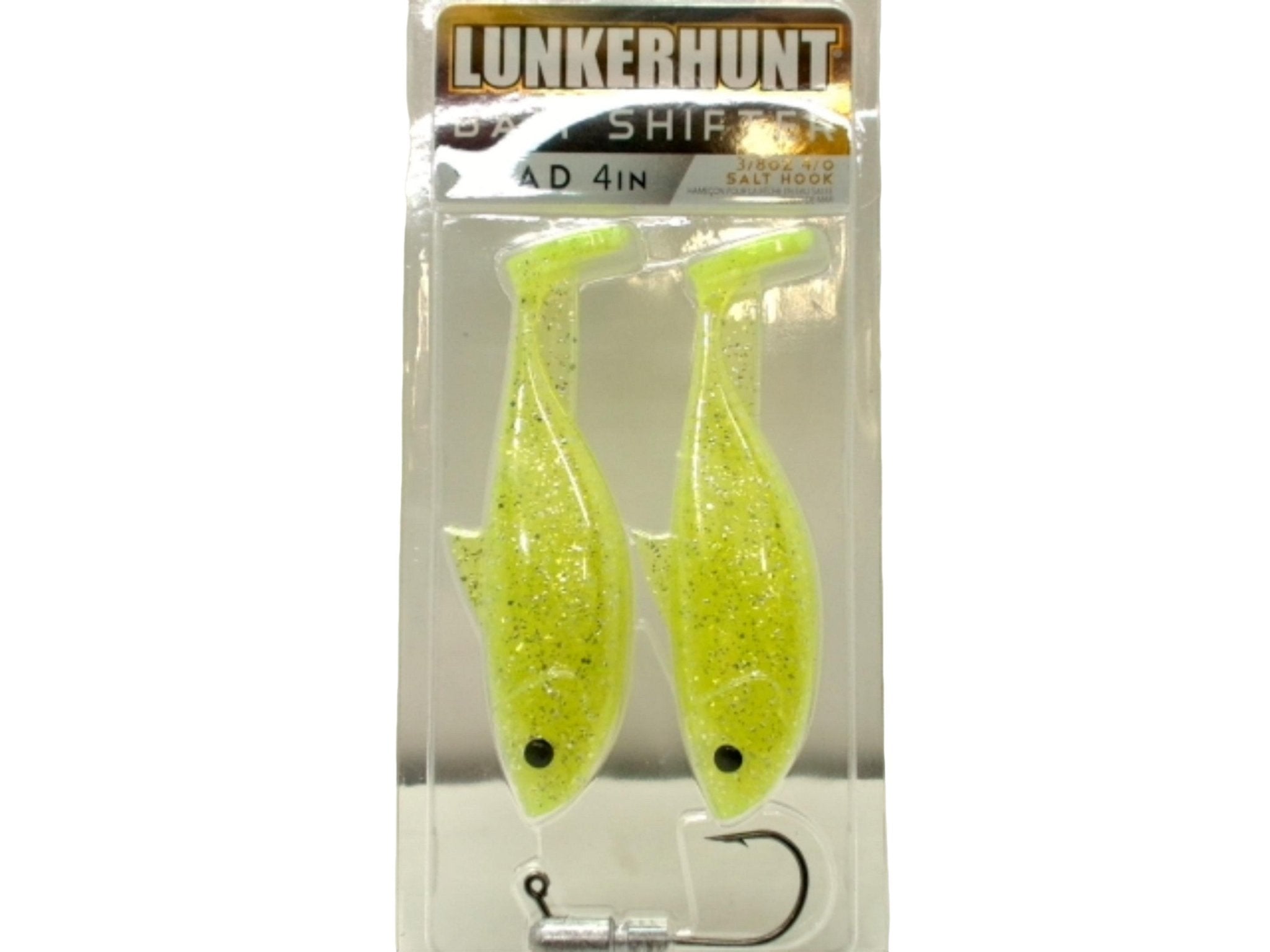 Lunkerhunt Nitro Glow Shad 4" Soft Bait 2 - Pack - Brantford Surplus