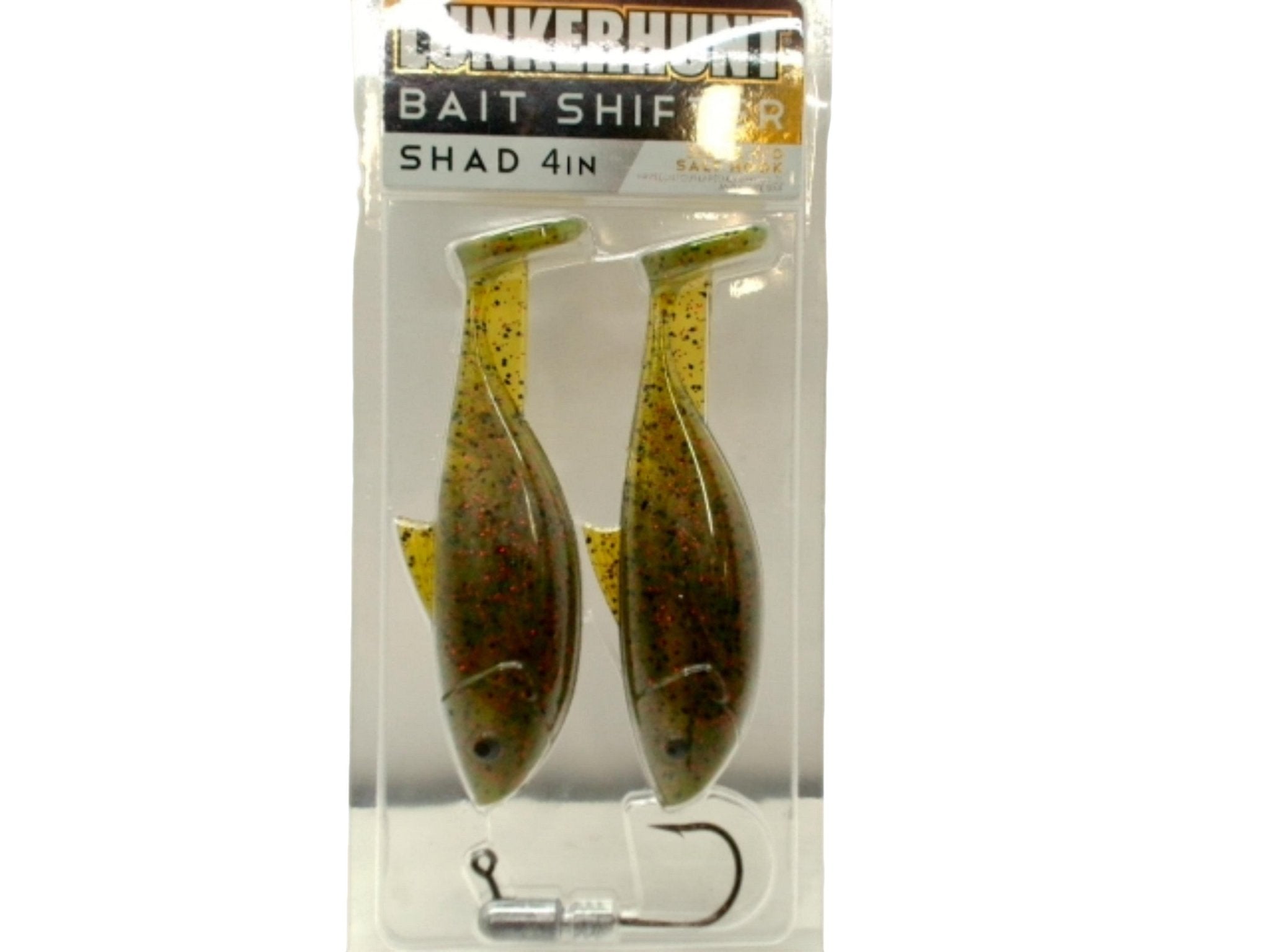 Lunkerhunt Shifter Shad 4" Watermelon Red Bait 2pk - Brantford Surplus