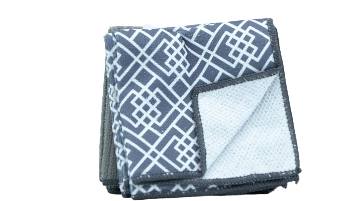 Mainstays Grey Dish Cloth Scrubbers 12x12 4 - Pack - Brantford Surplus