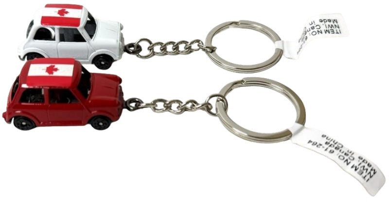 Maple Leaf Canada Car Keychain Souvenir Set - Brantford Surplus