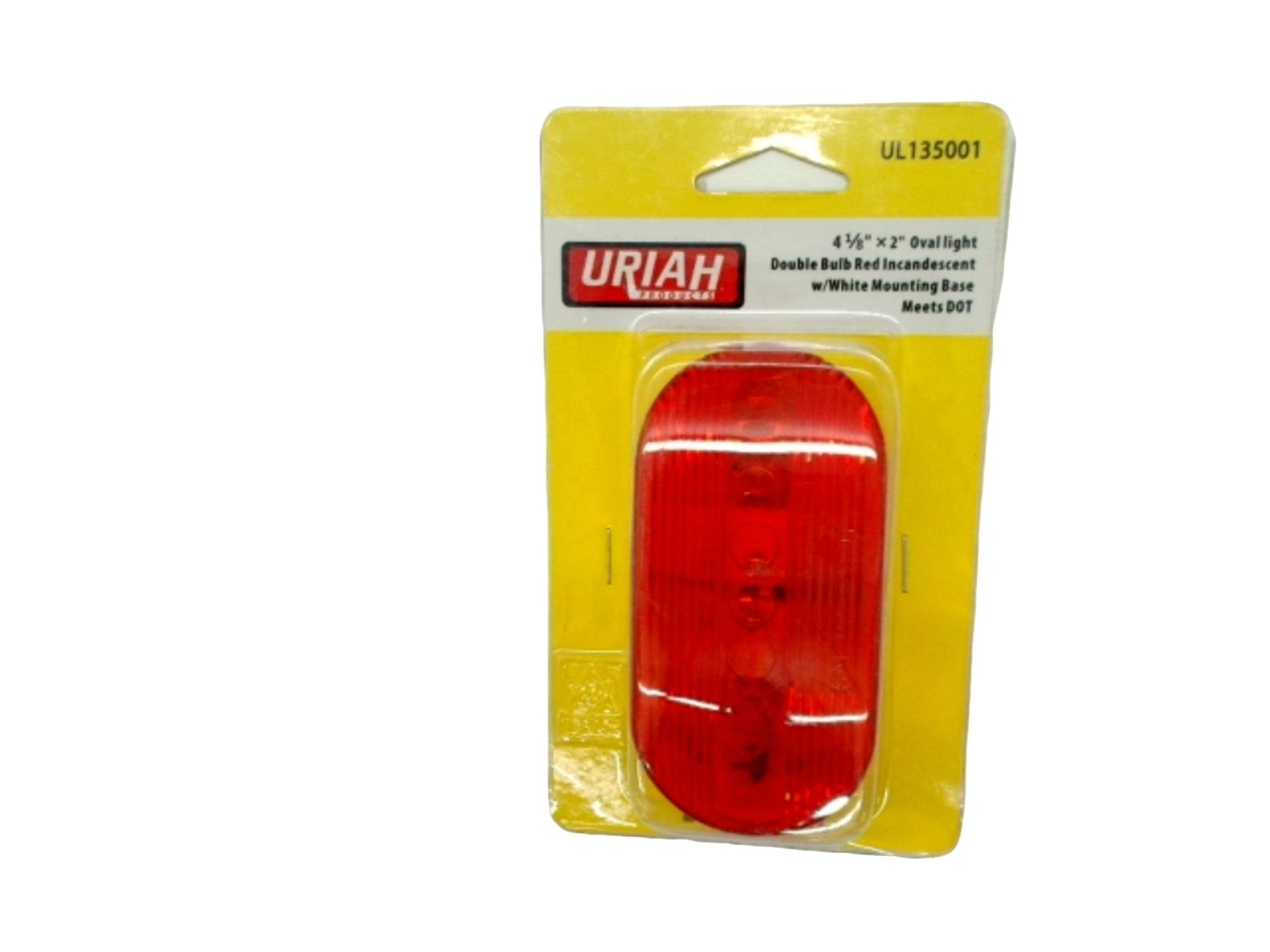 Marker Light Red 4 - 1/8" x 2" Oval Double Bulb Incandescent Uriah Products - Brantford Surplus