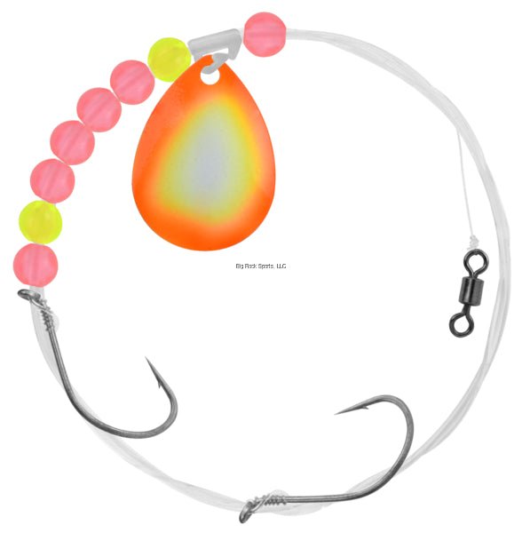 Matzuo Walleye Spinner Rig Size 3 Chartreuse Orange - Brantford Surplus