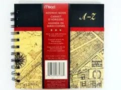 MEAD ADDRESS BOOK HOLDS 250 ADDRESSES - Brantford Surplus