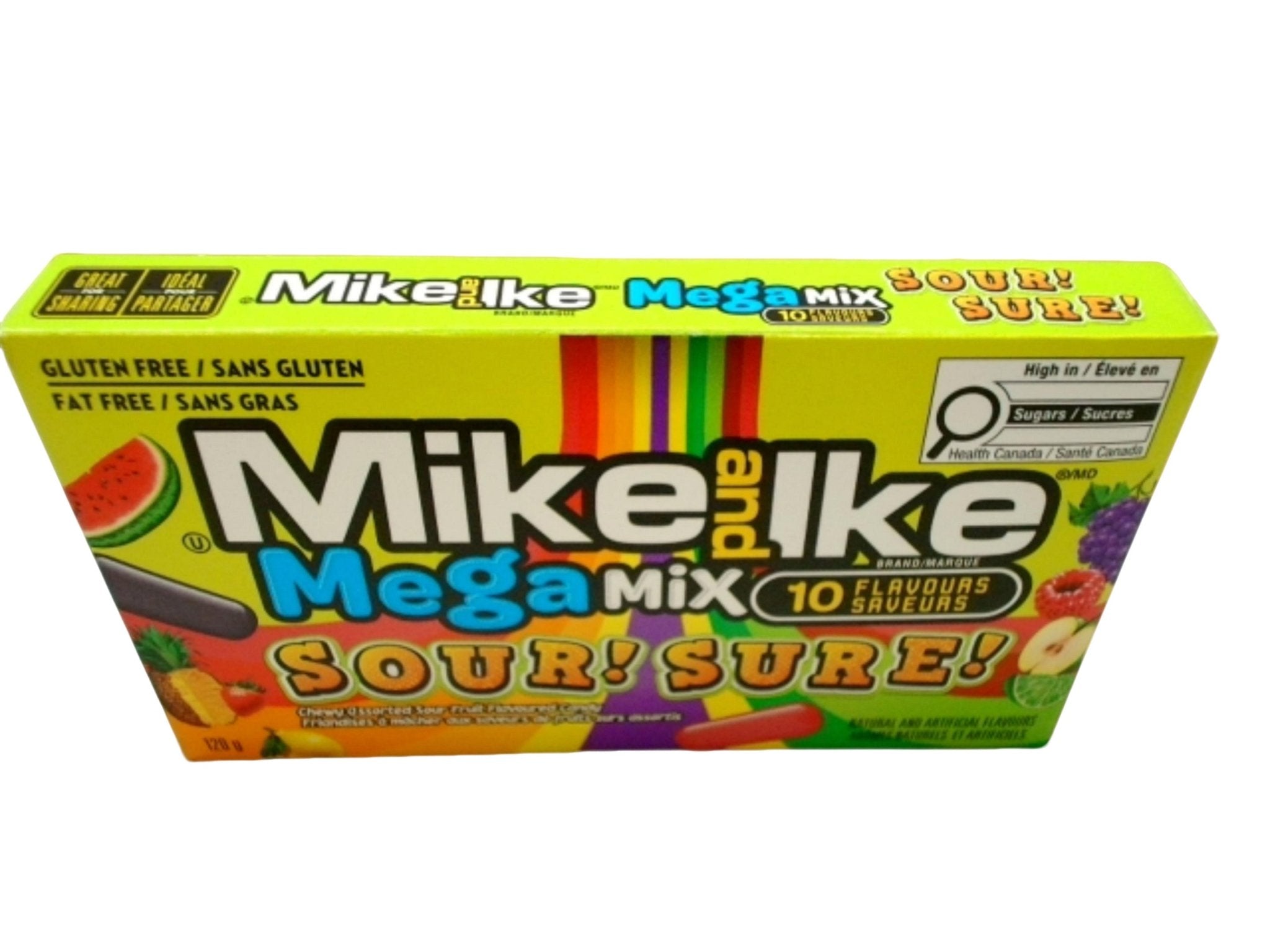 Mega Sour Sweets - Mike and Ike Sour Candy Mix 120g - Brantford Surplus