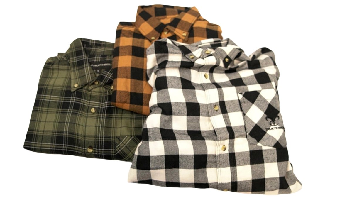 Men's Flannel Plaid Shirt - Assorted Colors, Multiple Sizes - Brantford Surplus
