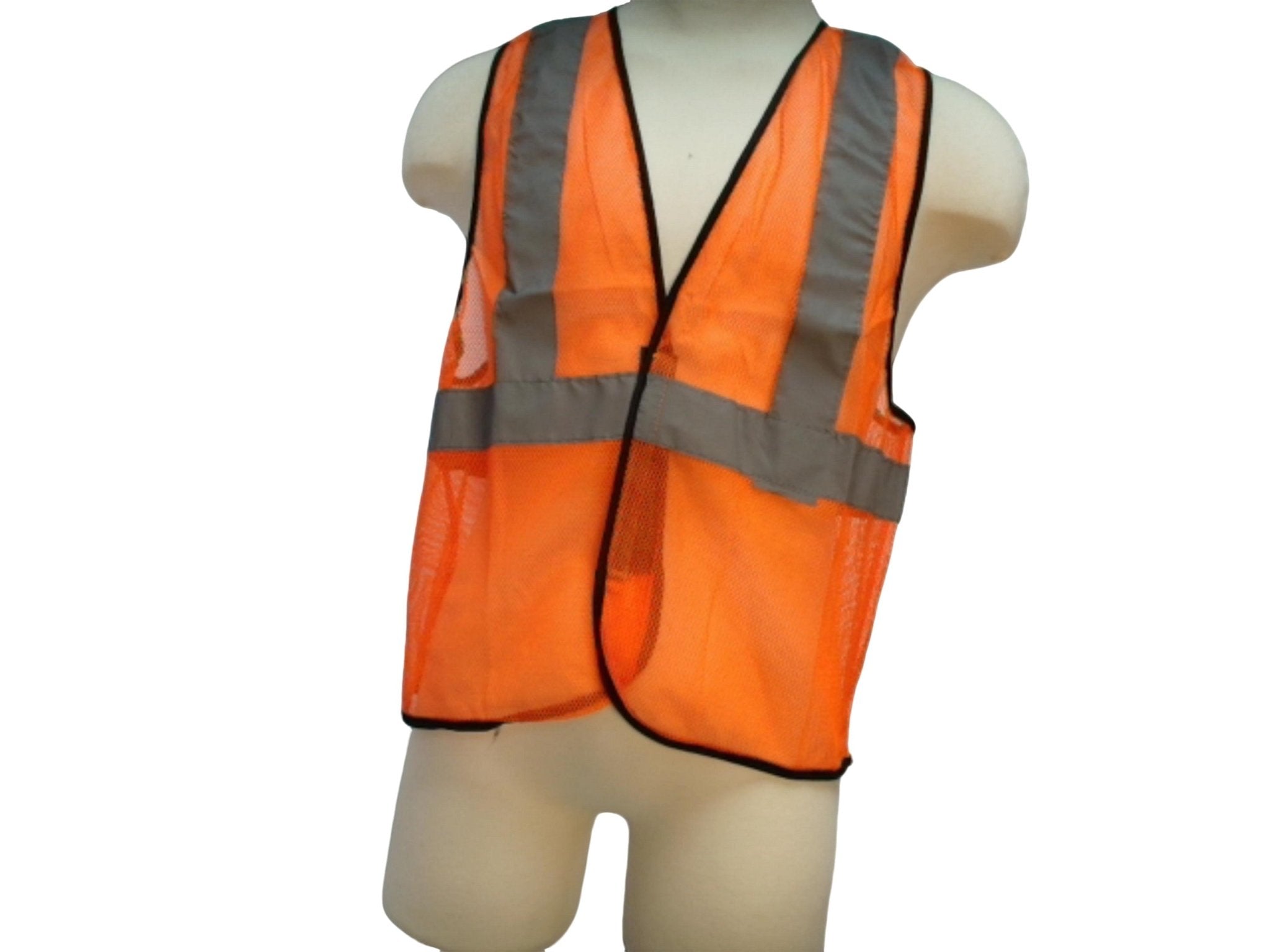Mesh Hi - viz Safety Vest Orange Ass't Sizes(3 for $9.99) - Brantford Surplus