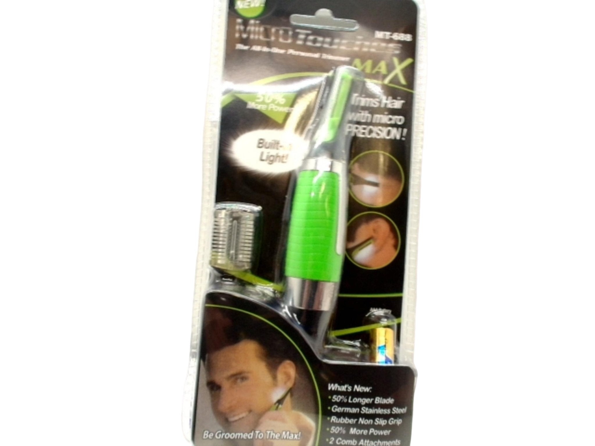 Micro Touch Hair Trimmer with Light - Easy Grooming - Brantford Surplus