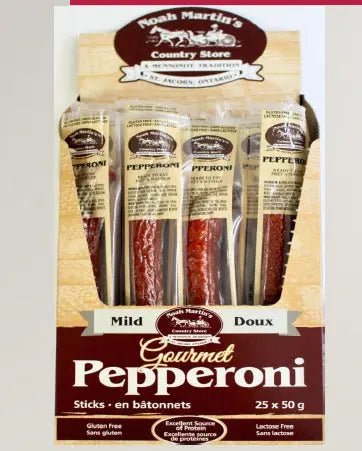 Mild Pepperoni Slices by Heidelberg Foods - 50g Pack - Brantford Surplus