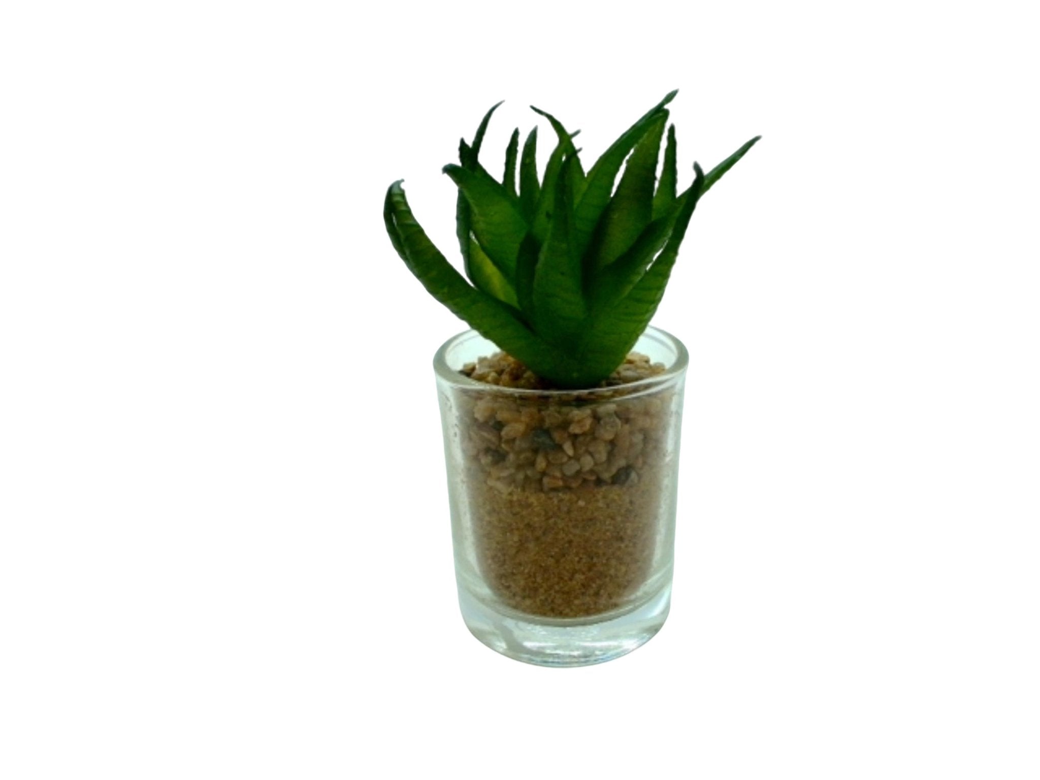 Mini Fake Cactus Succulent Decor - 3"x1" Artificial Plant - Brantford Surplus