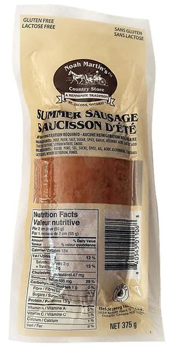 Mini Summer Sausage by Heidelberg Foods - 375g - Brantford Surplus