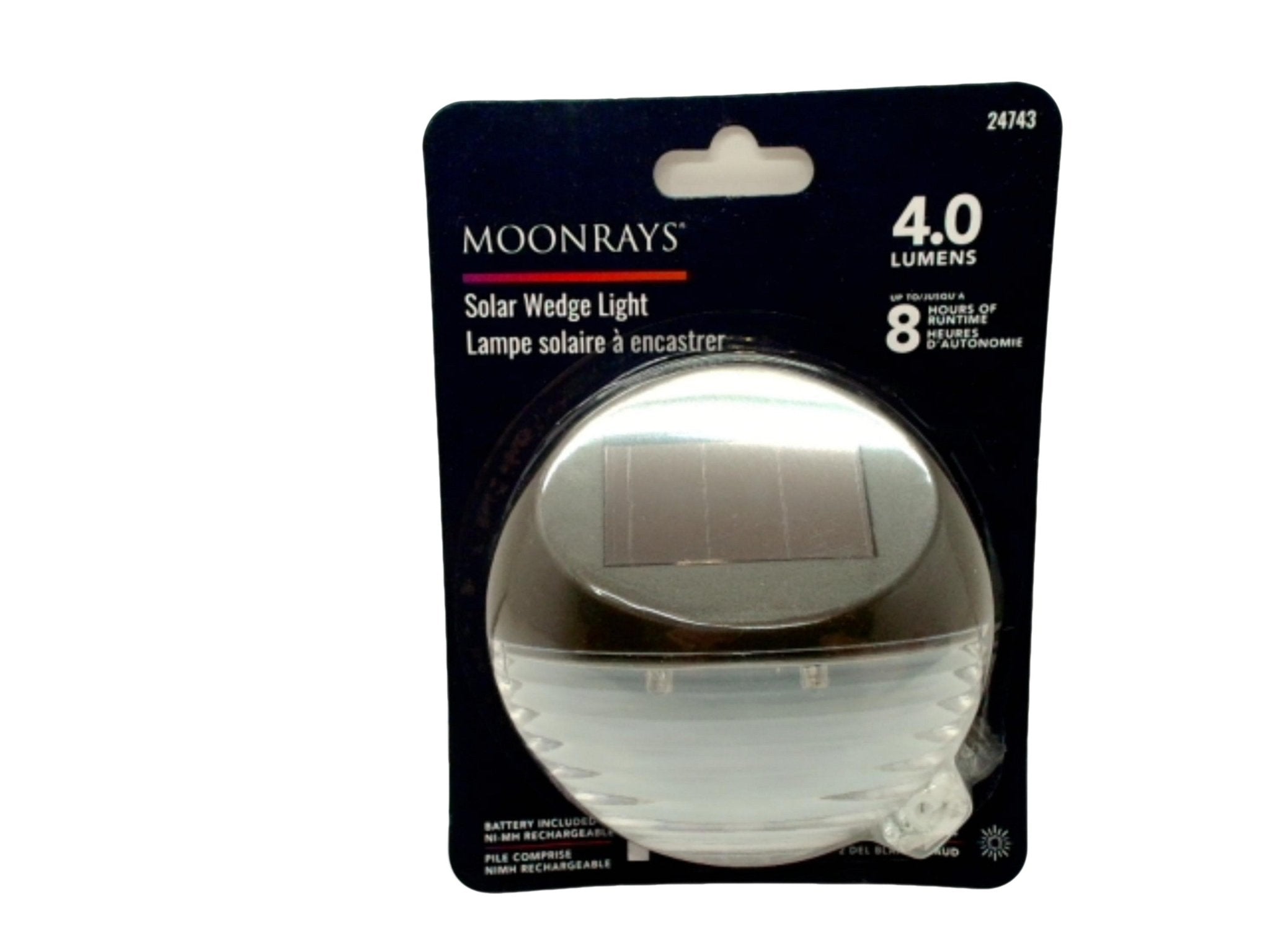 Moonrays Solar Wedge Light - 2 LED 4 Lumens - Brantford Surplus