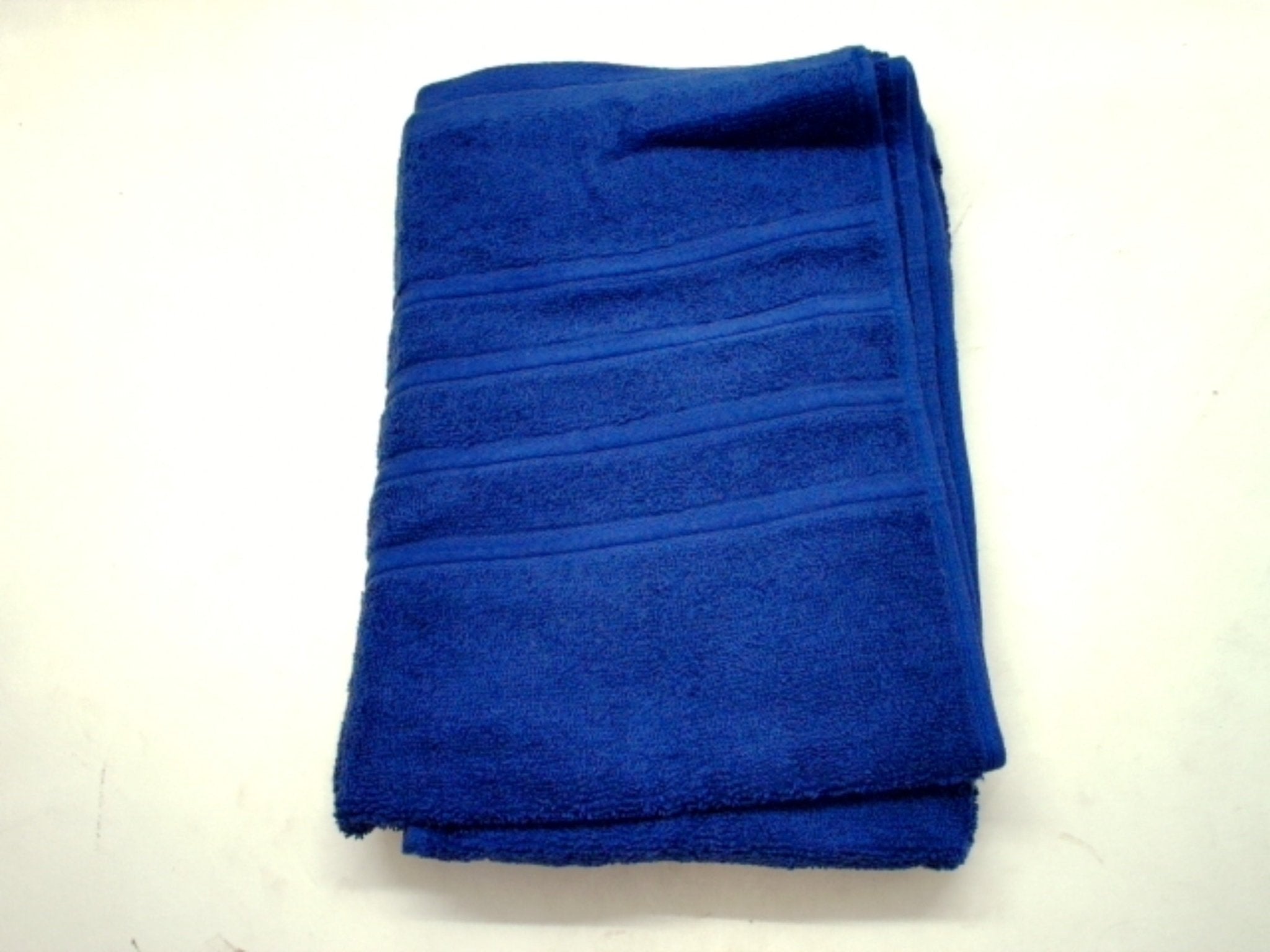 Navy Blue Cotton Bath Towel 27x52 - Haenkrs - Brantford Surplus