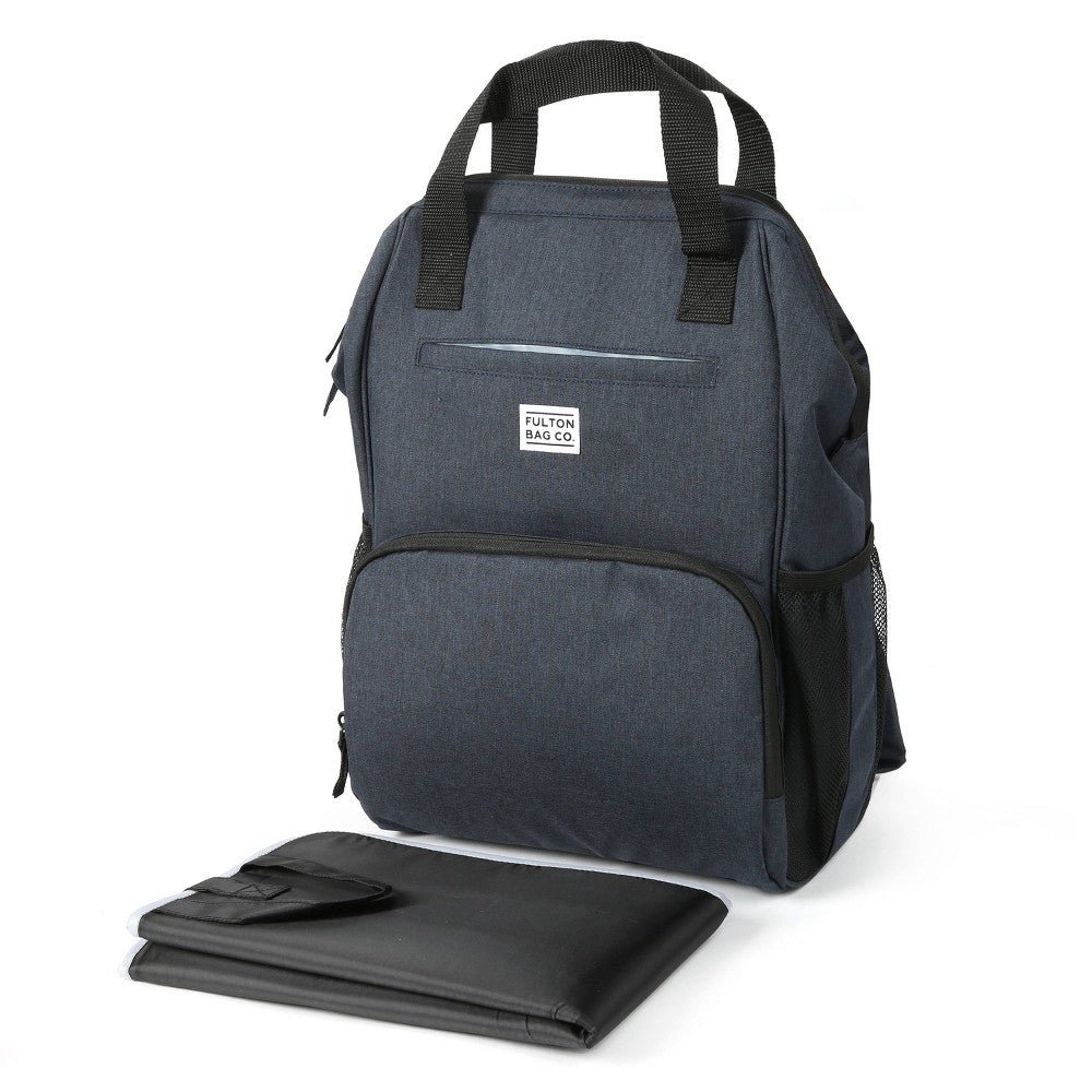 Navy Diaper Backpack with Organizer – Fulton Bag Co. - Brantford Surplus