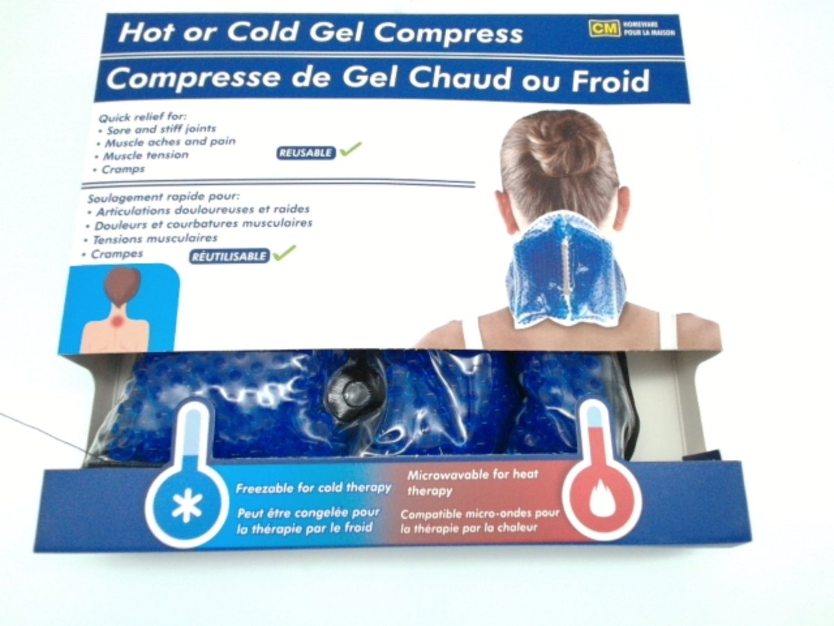 Neck Hot Cold Gel Pack Compress – Reusable Pain Relief - Brantford Surplus