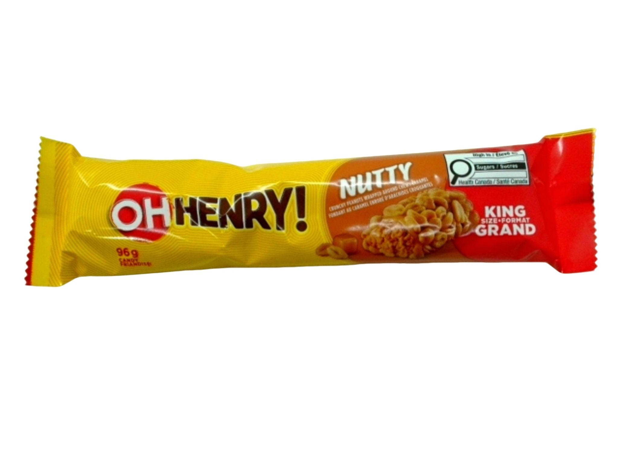 Oh Henry! King Size Nutty Chocolate Bar 96g - Brantford Surplus