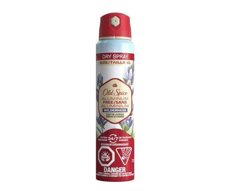 Old Spice Wilderness Deodorant Spray 122g - Long Lasting Freshness - Brantford Surplus